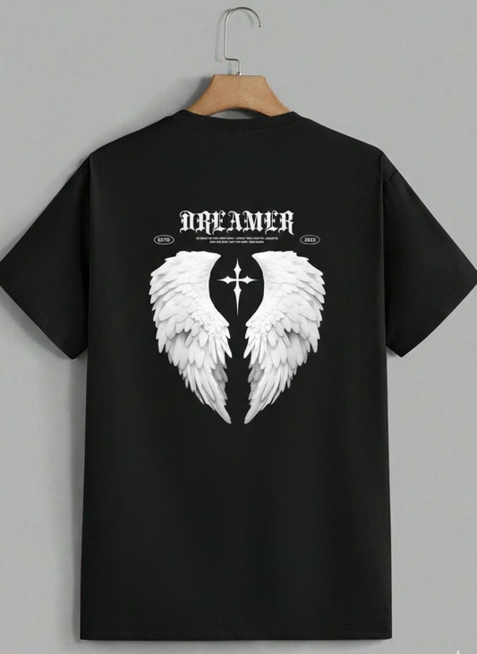 Over size Angel Wings t shirt